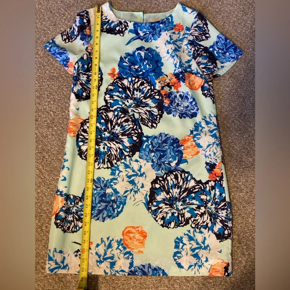 J.Crew Floral Shift Dress – Size 6